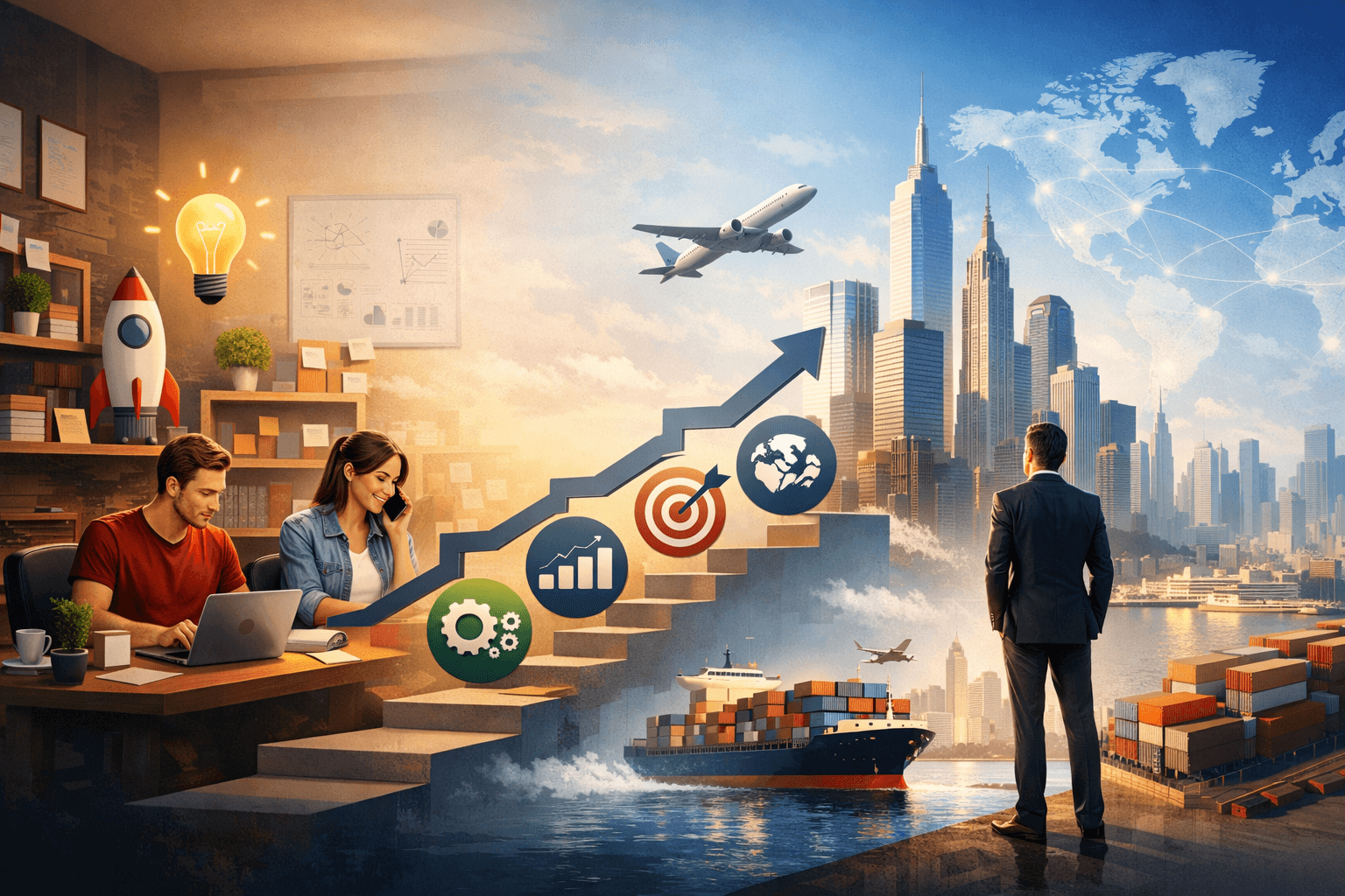 From Startup to International Brand: A Step-by-Step Scaling Framework